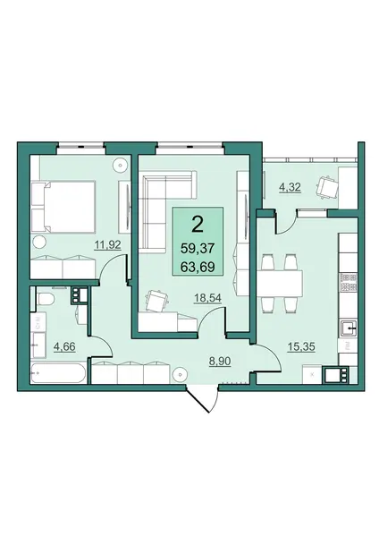 жилой район Солнечный-2, 11-й микрорайон
