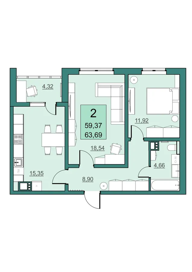 жилой район Солнечный-2, 11-й микрорайон