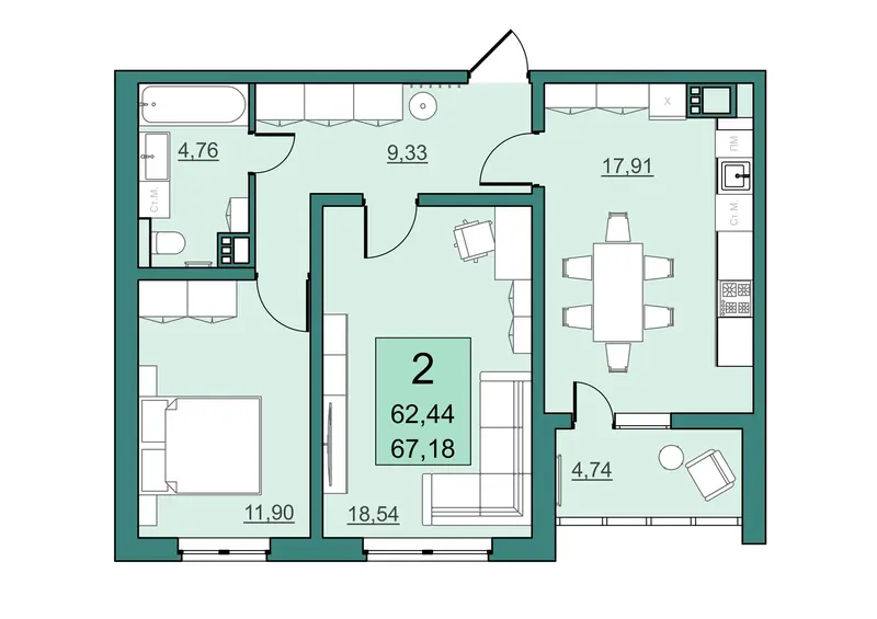 жилой район Солнечный-2, 11-й микрорайон