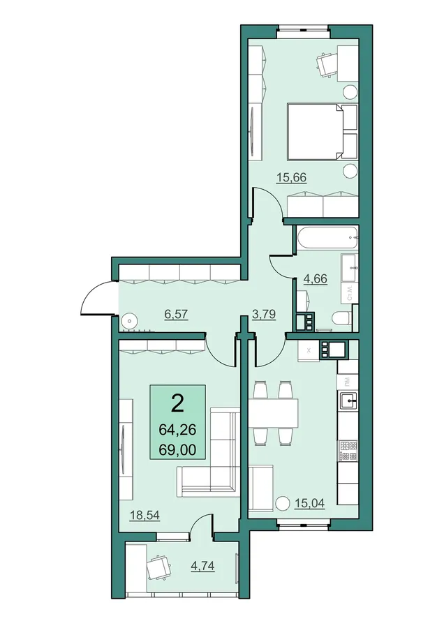 жилой район Солнечный-2, 11-й микрорайон