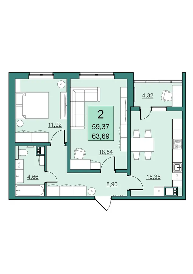 жилой район Солнечный-2, 11-й микрорайон